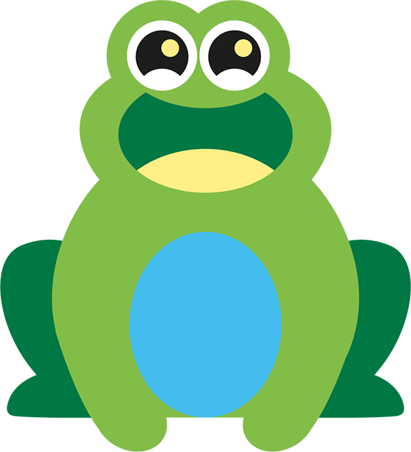 Brownies frog clipart.