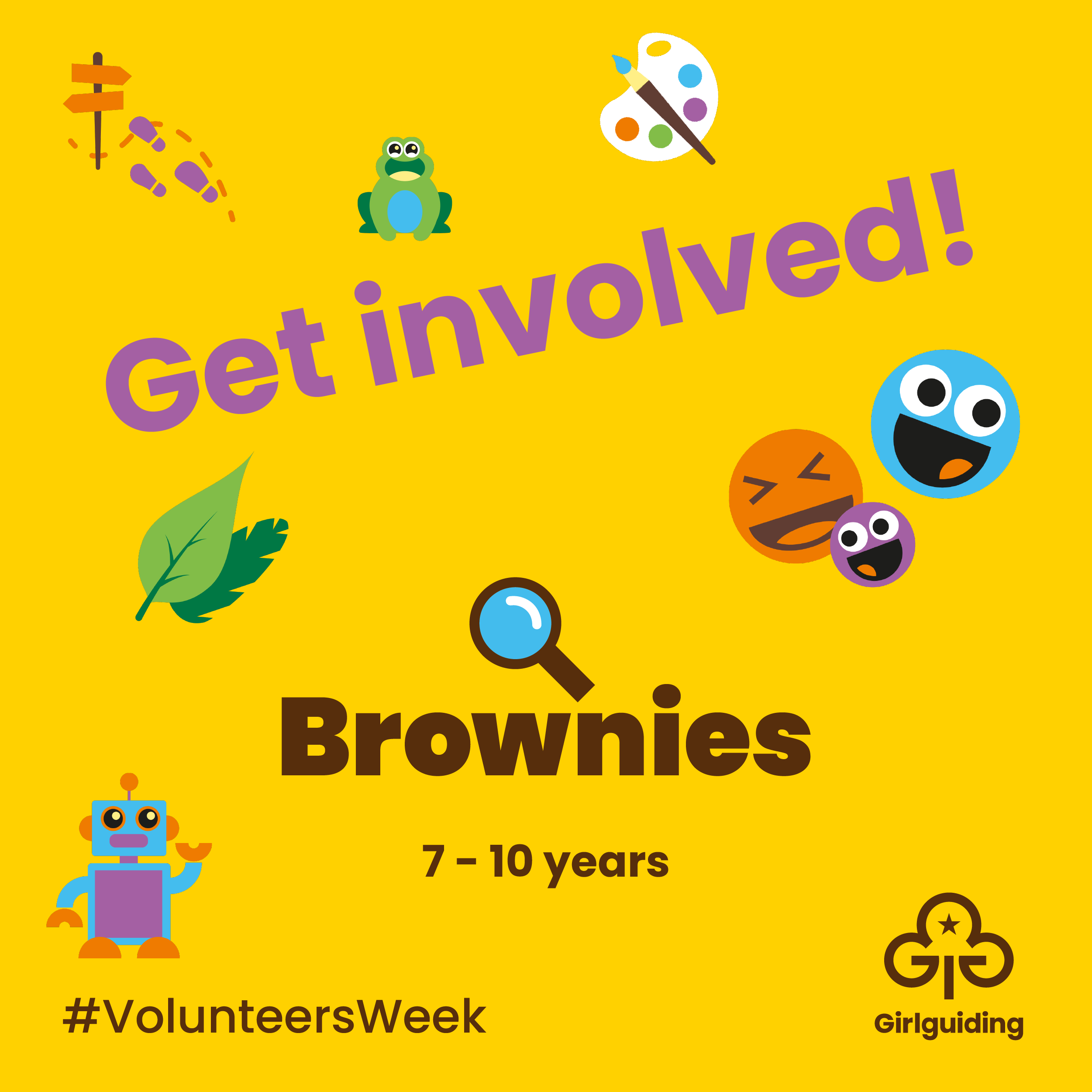 Brownies (7-10) - Get Involved, Volunteers Week