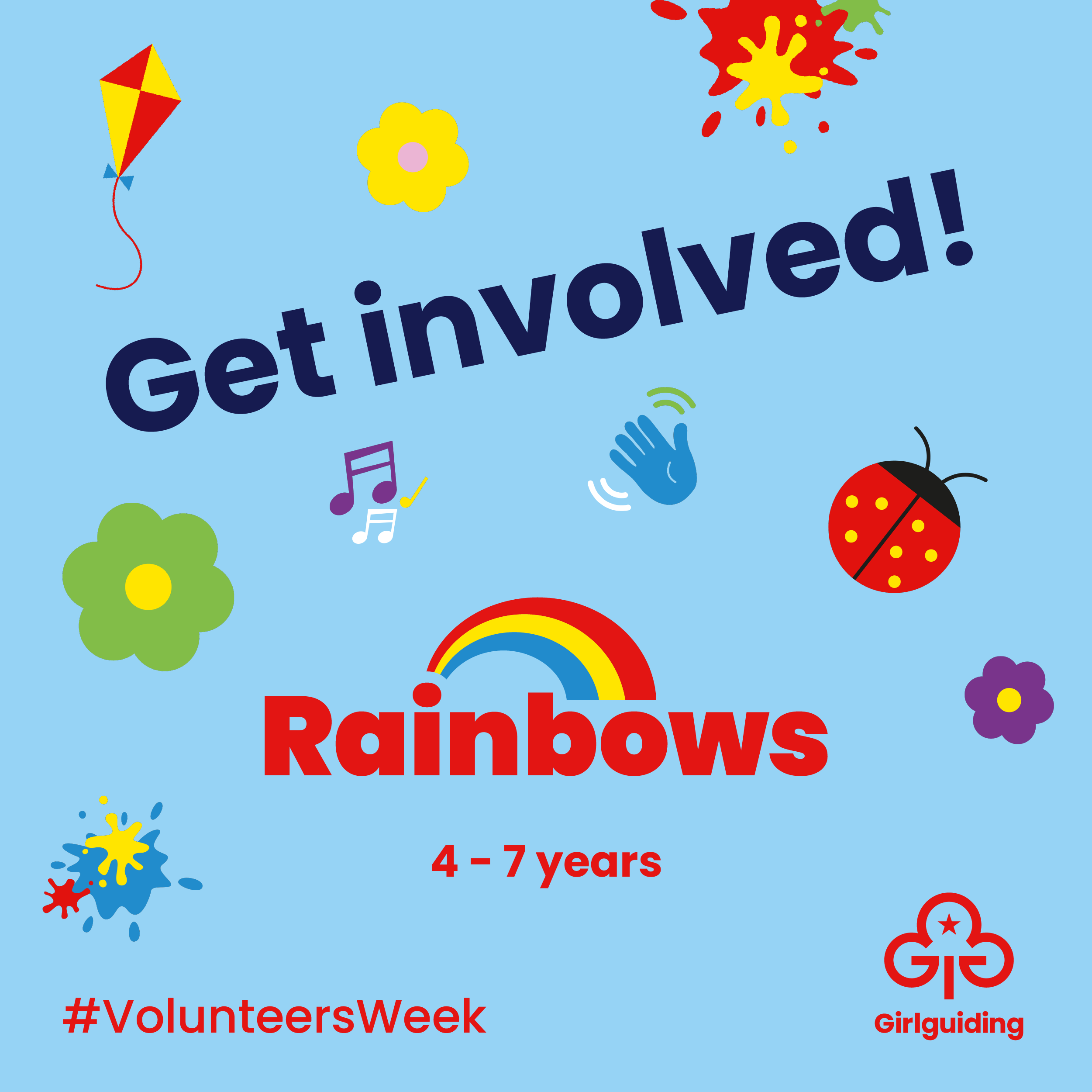 Rainbows (4-7) - Get Involved, Volunteers Week