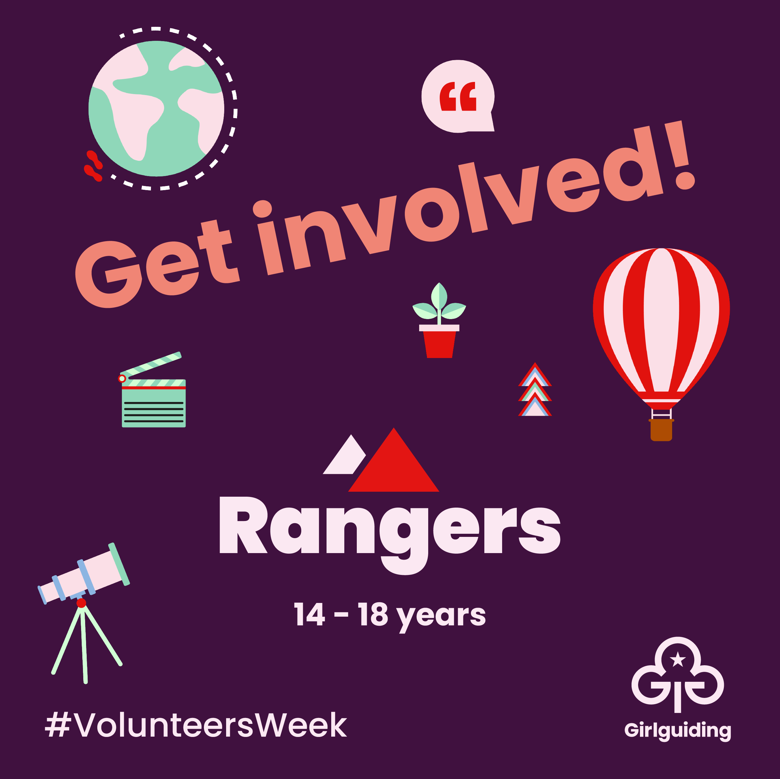 Rangers (14-18) - Get Involved, Volunteers Week