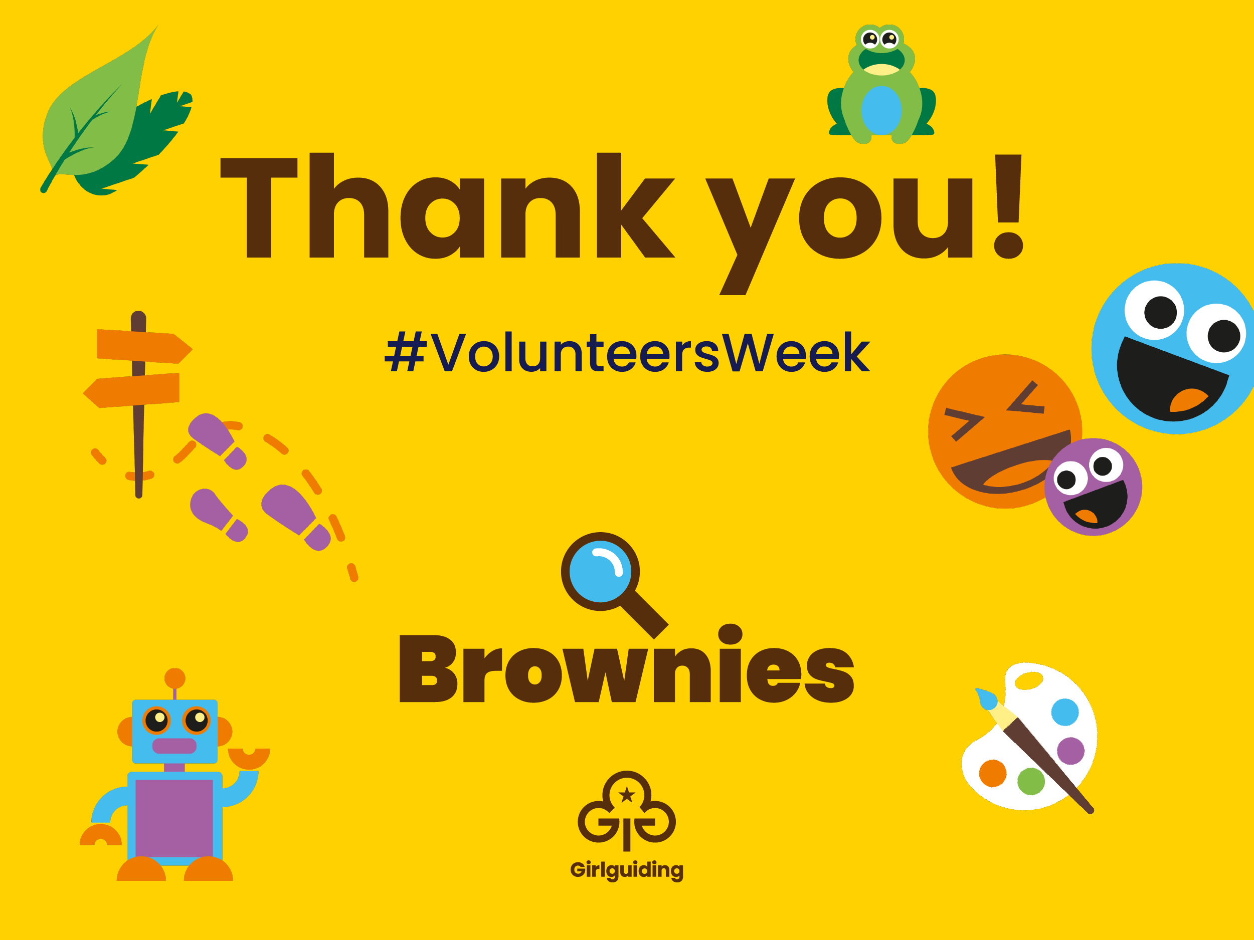 Brownies - Volunteers Week, Thank you!