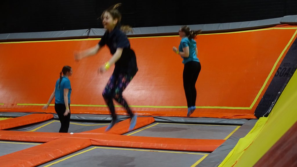 Trampolines at Soar.